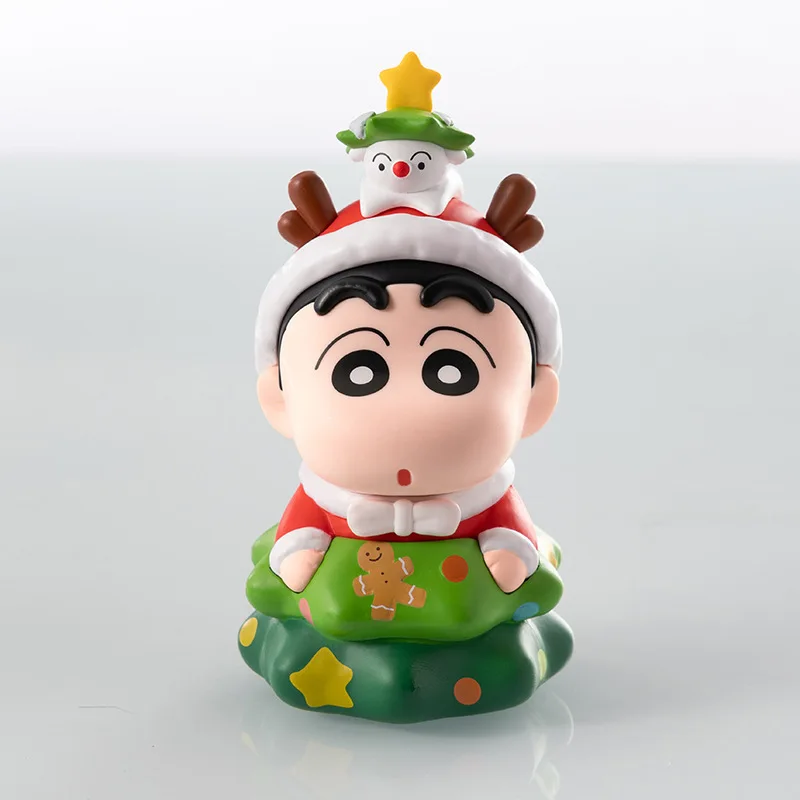 

Miniso Christmas Crayon Shin Chan Animation Anime Hand Made Model Decoration Christmas Gift
