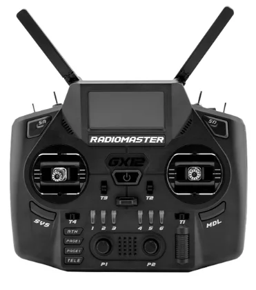 

New Product RadioMaster GX12 High Frequency Remote Controller For FPV ELRS Receiver Dual Frequency Hall Sensor
