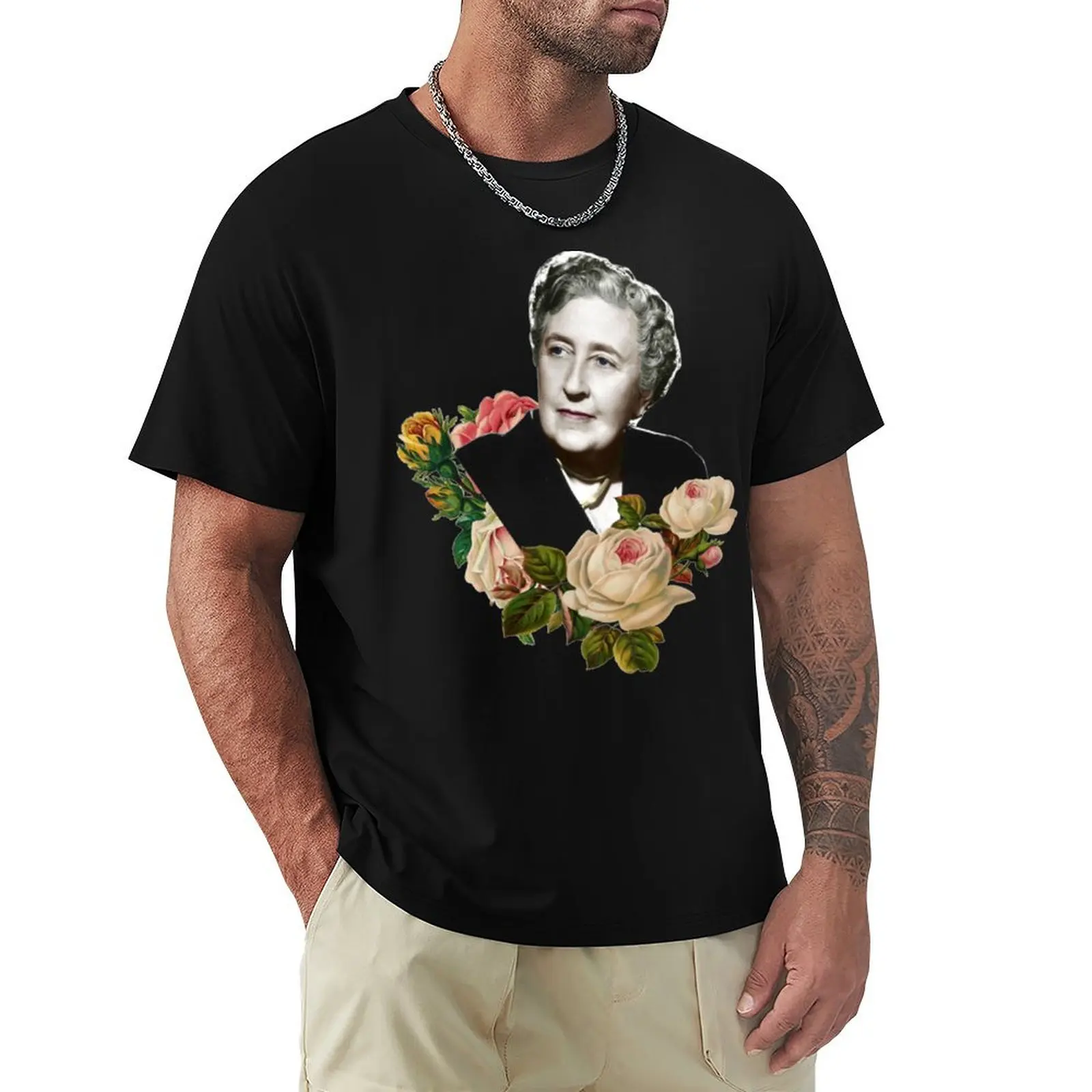 agatha vintage art T-Shirt Comfortable Work Wear Tee