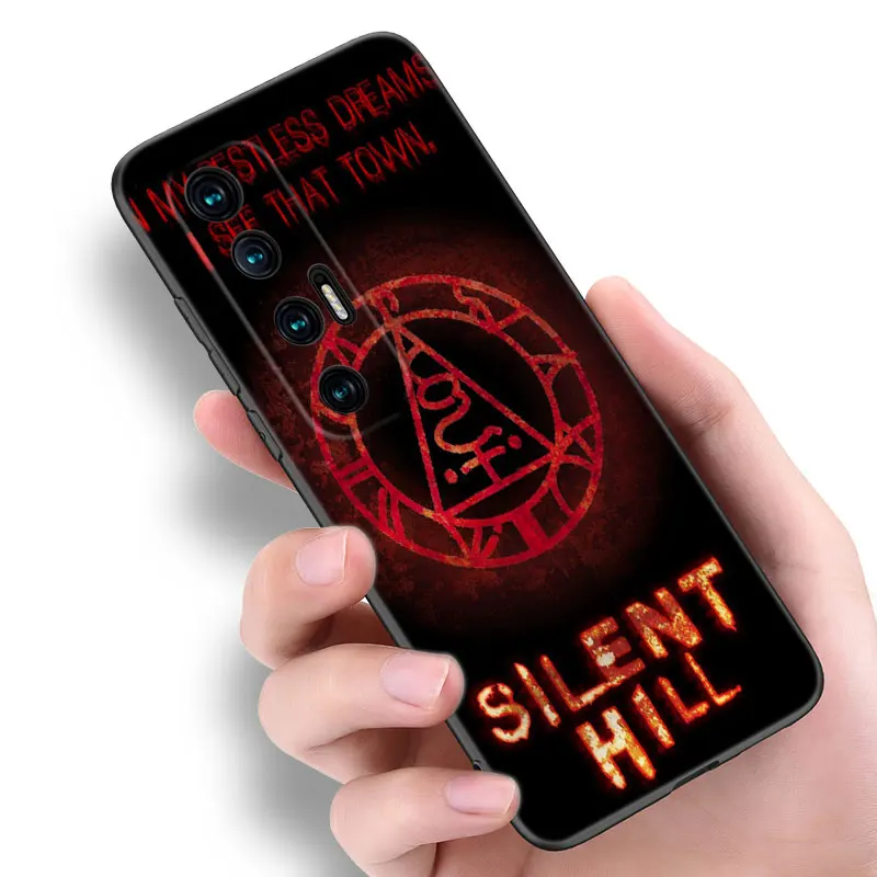 Horror Game Silent Hill Phone Case For Xiaomi Mi 8 9 SE 10 10T 11 12 13 Lite 9T 11T 12S 12T 13 Pro 11i 12X Black Silicone Cover