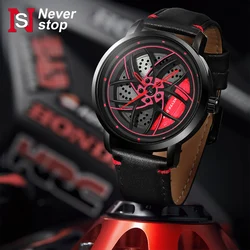 NS Men's belt quartz Watch Personality creative spider hub caliper watch