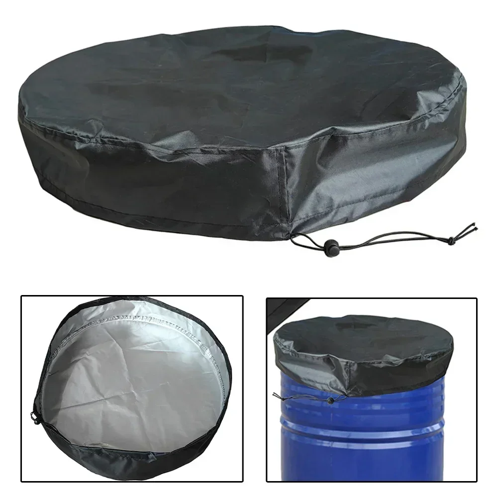 

65x10 см уличная крышка ведра, крышки для мусорного бака для воды, резервуар для хранения, диван, пылезащитный чехол, защитная крышка резервуара для воды, инструмент для сбора дождя Garde