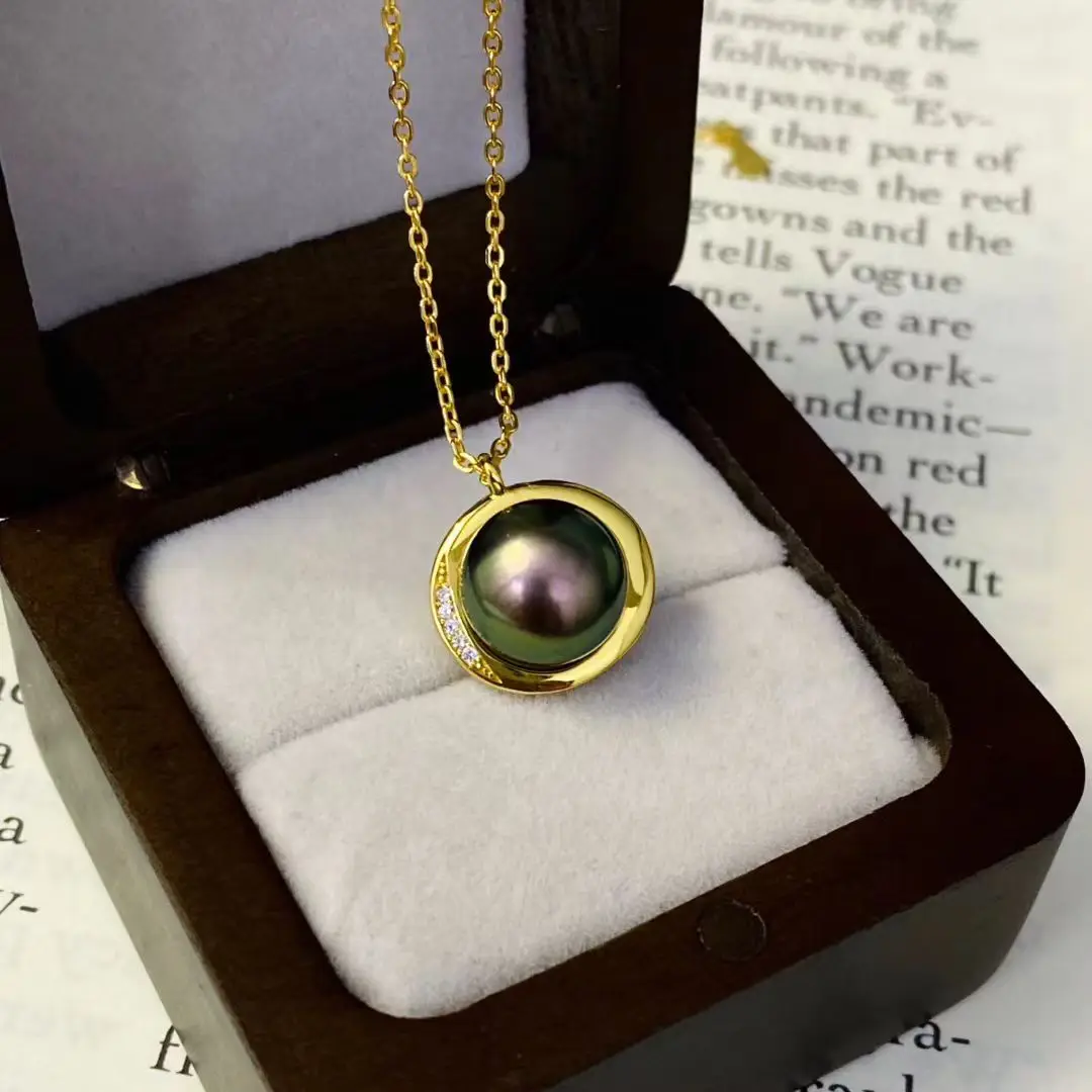 

S925 Sterling Silver Necklace Findings Jewelry Base Settings Mountings Parts Mounts for 9-10mm Pearls Stones 5pcs/lot