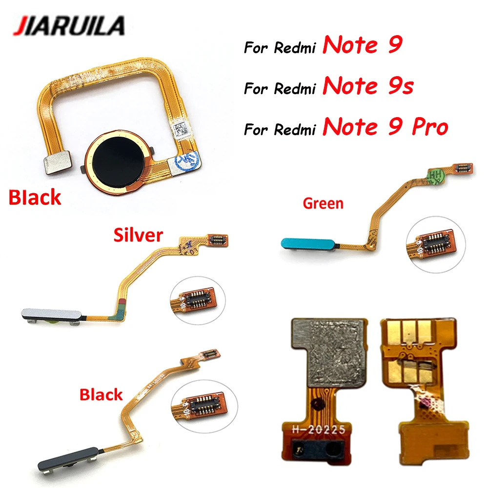 Fingerprint Flex Cable For Xiaomi Redmi Note 9S / 9 Pro Touch ID Sensor Replacement Part (Model: FPC BM47)