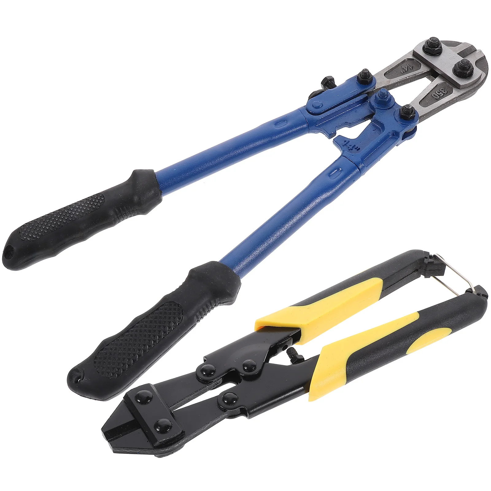 

2Pcs 8 Inch 14 Inch Bolt Cutter Heavy Duty Cable Cutter for Wire Chain Link Fence Steel Rods Rivets Ergonomic Design Manual Tool