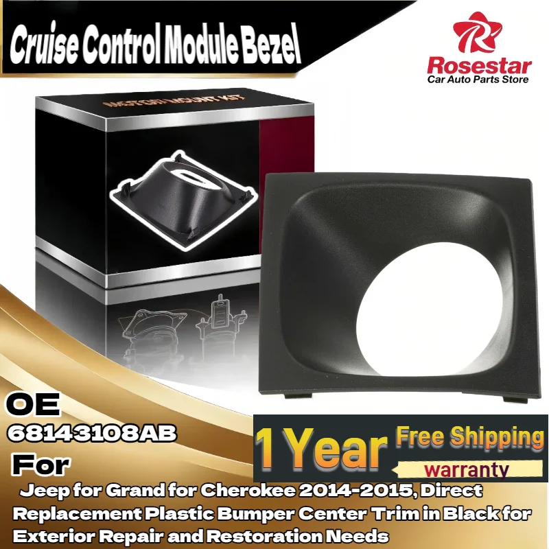 

Для Jeep Grand Cherokee 2014-2015 передний бампер, центральная накладка, OEM Mopar 68143108AB