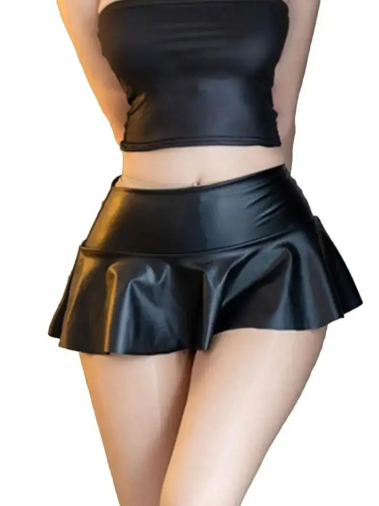 

Юбка-плиссе с высокой талией, А-силуэт, женская, повседневная, из полиэстера, с эластичным поясом