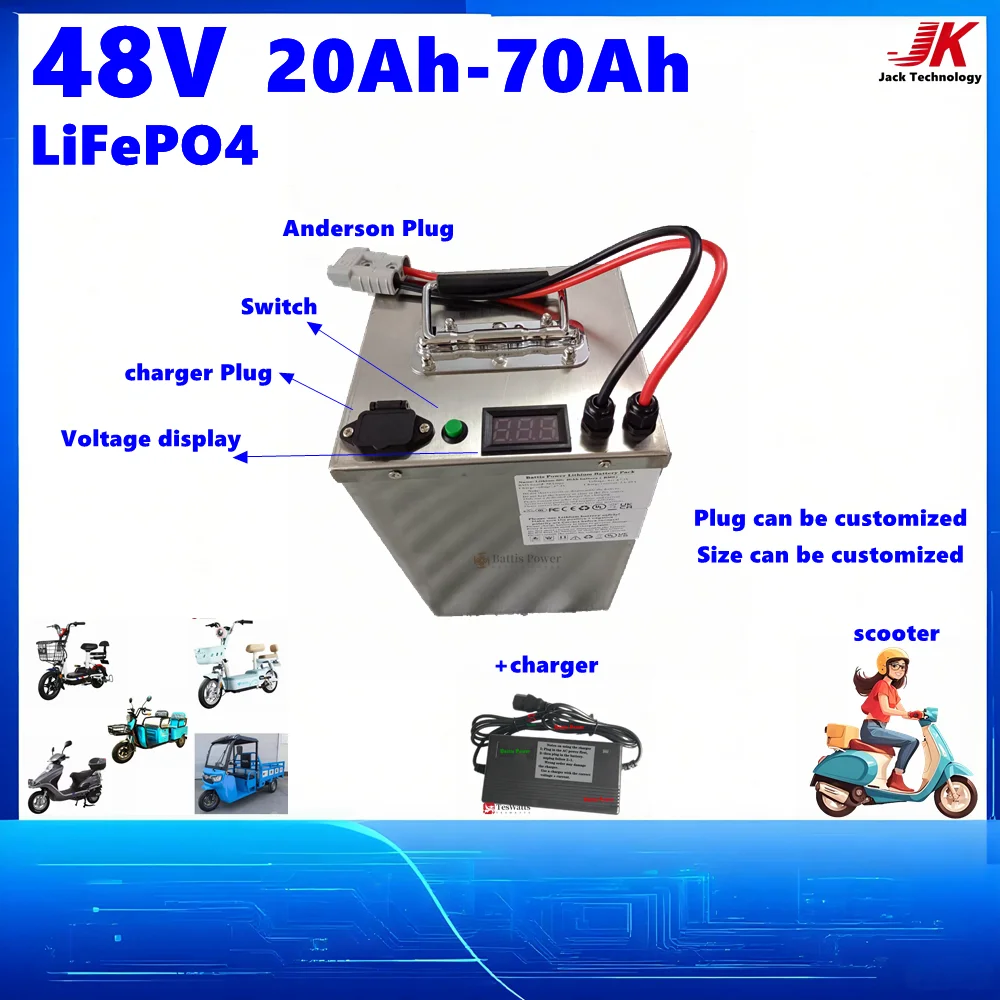 Lifepo4 48V 50Ah Golf Cart - 48V 30Ah 40Ah 50ah 60ah 70Ah