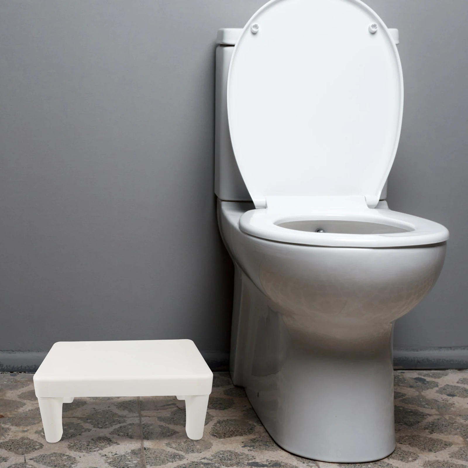 

Toilet Step Stool Foot for Adults Potty Bathroom Squat Poop Posture Footstool Pooping