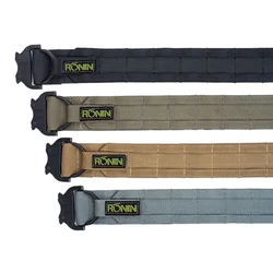 50cm 2-calowy szerokość Ronin Styl taktyczny Pas Molle Outdoor Hunting Dwuwarstwowy pas Molle System Belt