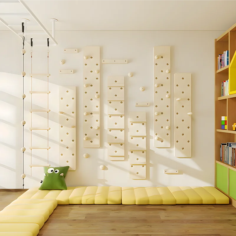 

Деревянная стена для скалолазания для детских игровых комнат, фитнес-залов, спален, детских садов, игровых зон, магазинов. Акция!