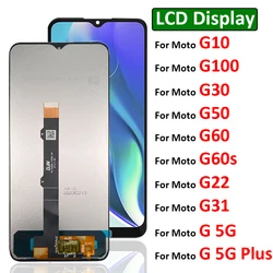 LCD Display Touch Screen Replacement Digitizer Assembly For Motorola For Moto G10 G30 G100 G22 G31 G50 G60 G60s G 5G Plus