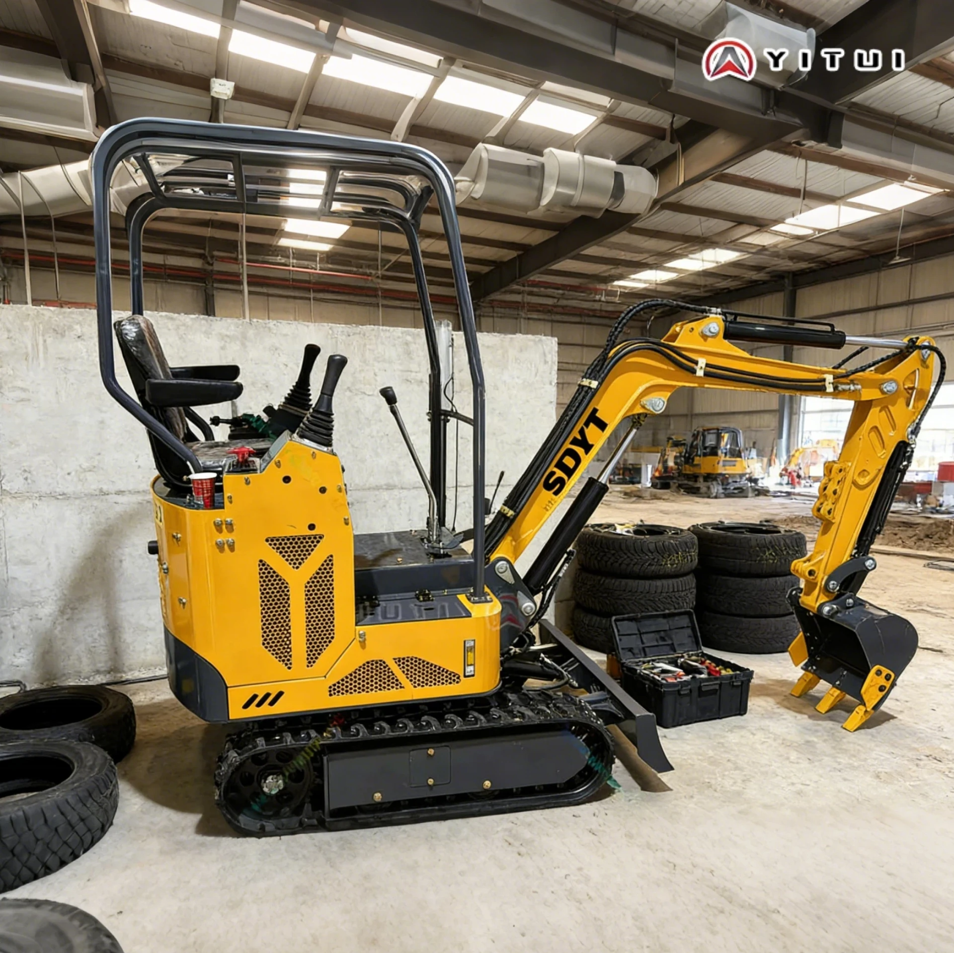 

Hot-Selling Mini Excavator Customized 1.2 Ton Multi-Auxiliar For Multi-Scenario Use Mini Excavator Multi-Functional For Home