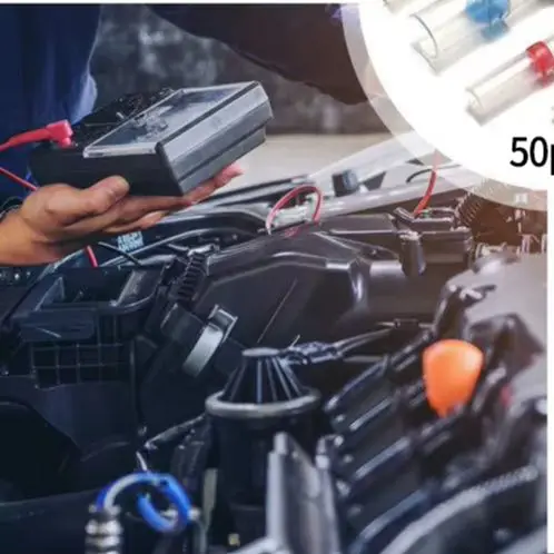 Connector Sleeve Terminal Car Marine Automotive PE Seal Sleeve Waterproof 50 Pcs Heat Shrink Butt For Soldered Top Sale