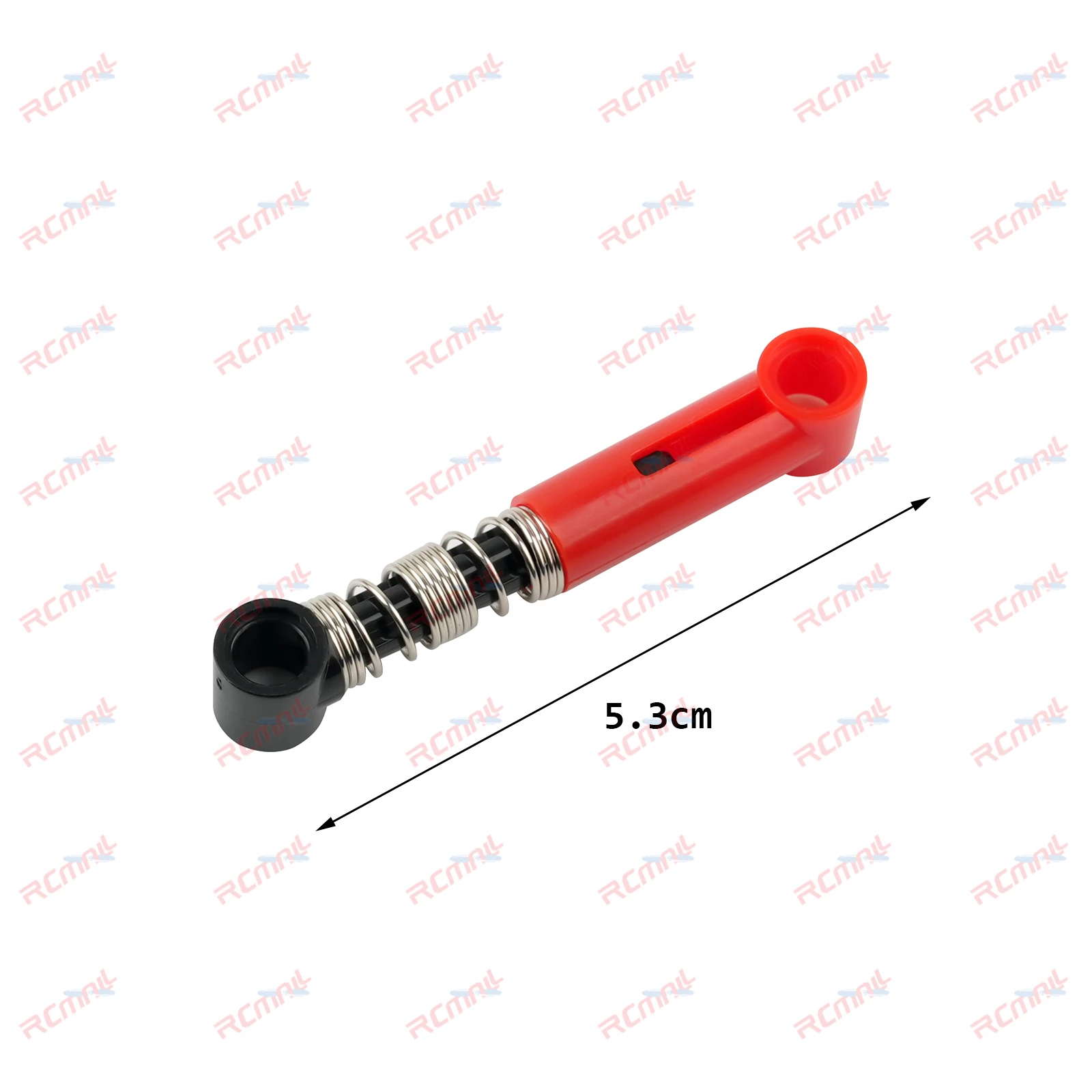 12PCS High-tech Parts Red Shock Arm Absorber Suspension Hard Spring MOC Building Blocks Compatible with LEGOed 76537 731c04