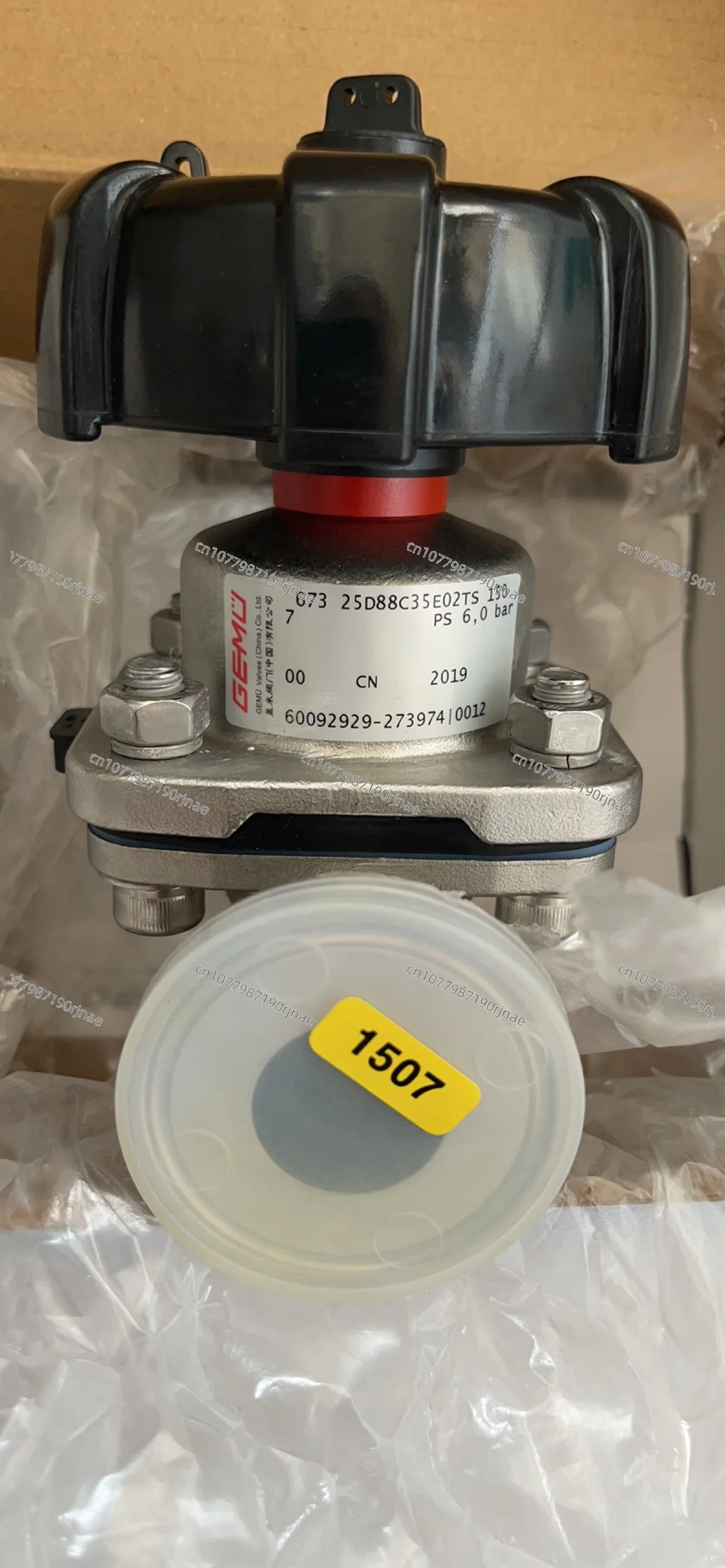 Gaimi Genu Manual Diaphragm Valve DN25 Chuck Type, Double Diaphragm, 67325D88C35E02TS.