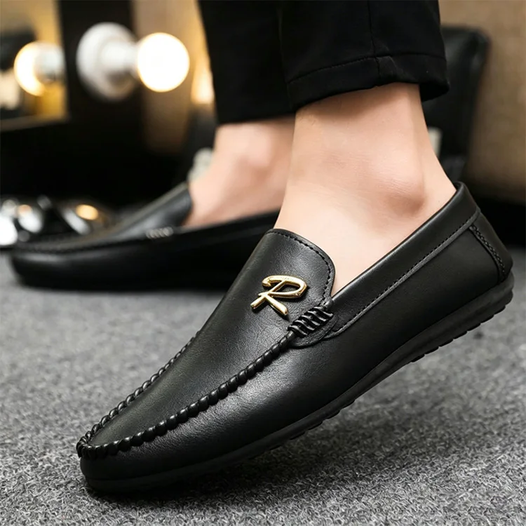 Frühling Herbst Herren Casual Einzel-Schuhüberzug Lazy Shoes Weichsohlige Herren-Fahrerschuhe – Detail 9