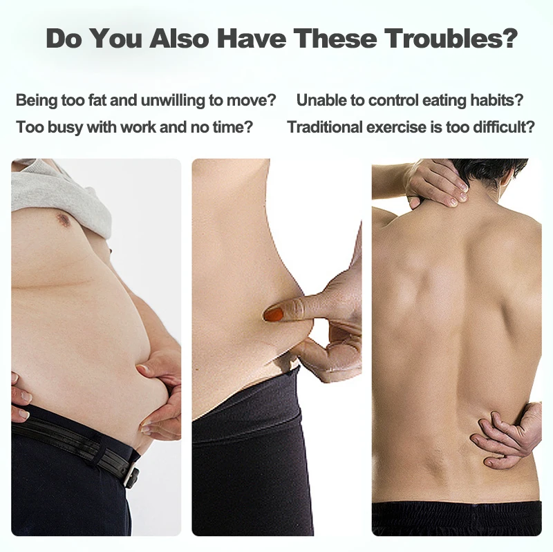 Masajeador de cintura con carga USB, entrenador eléctrico para brazo, cadera y pierna, moldeador de pérdida de peso, equipo masajeador de Fitness, cinturón moldeador portátil