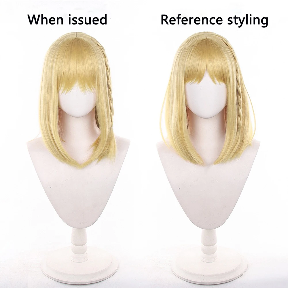 Fates/Trange Fake Sajyo Ayaka Cos Wigs Cosplay Costumes Headwear 40cm Long Simulation Scalp Thick Mixed Puffy Long Hair Wigs