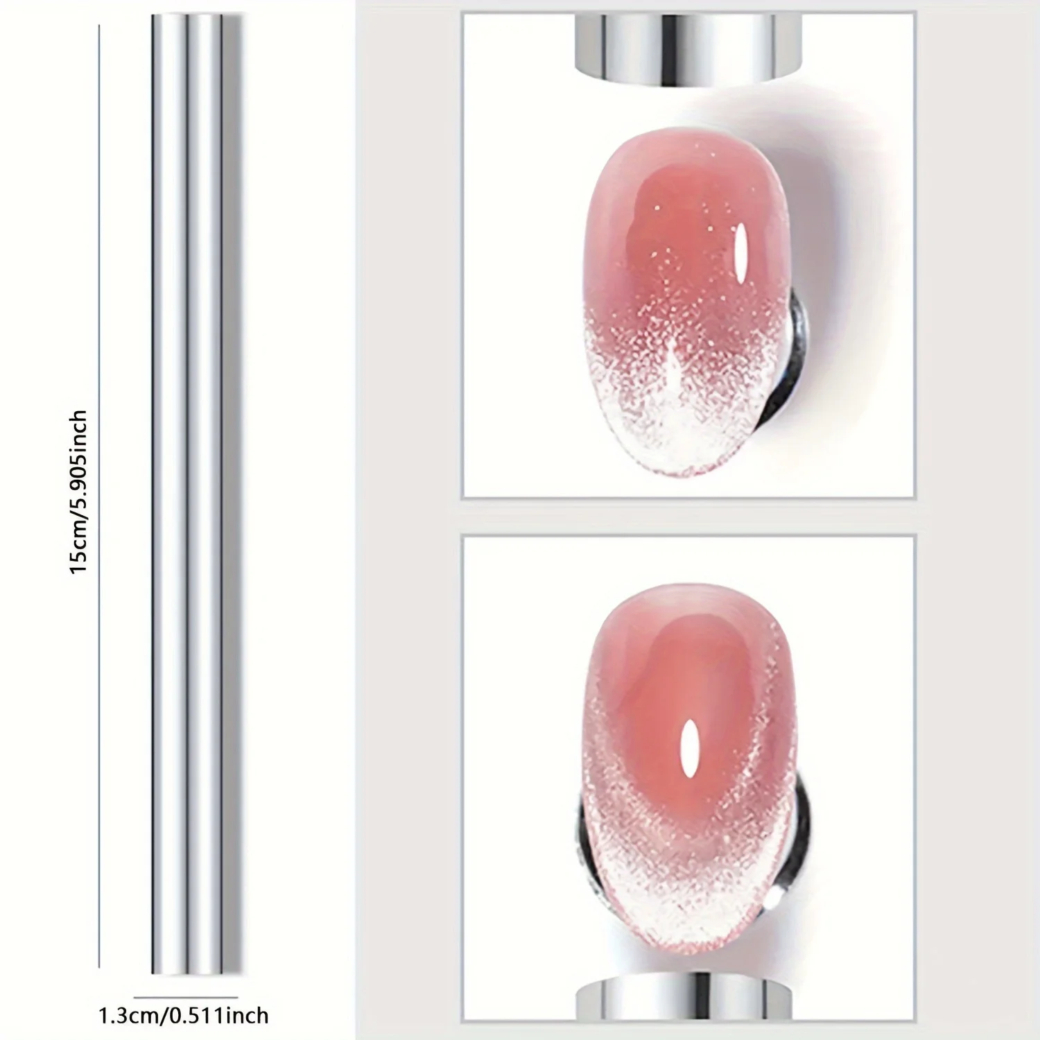 Double Ended Magnetic Nail Polish Stick Magnetic Stick Style Cat Eye Gel Nail Polish Tool Suitable for Nail Salon or Home Use image 6
