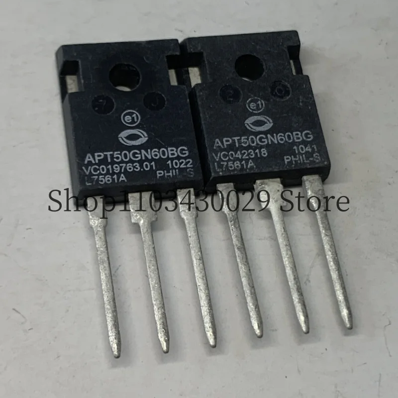 Tubo do poder de IGBT, 50A, 600V, novo, original, APT50GN60BG TO-247, 10 PCes