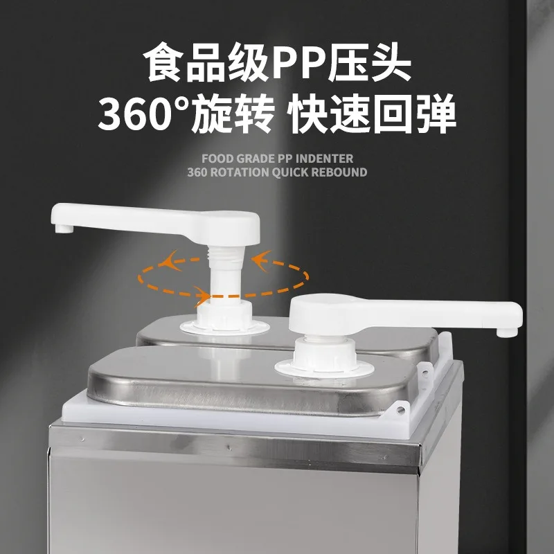 Syrup squeeze bottle Sauce pump Sugar press bottle Fructose press bottle Syrup sub-bottling pump head Press head