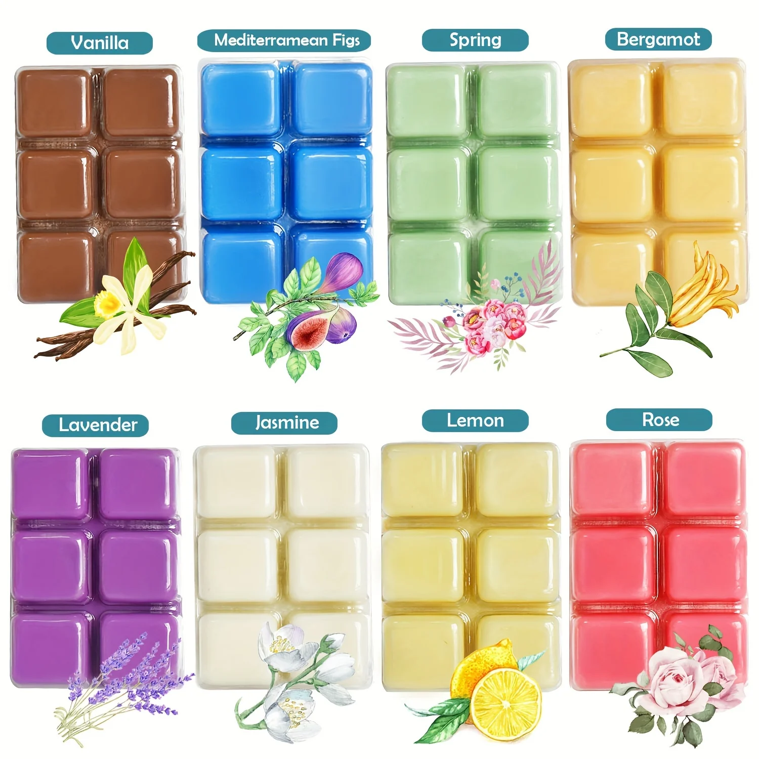 Aromatherapy Candles Box Vacuum Molded Wax Block Soy Wax Holiday And Wedding Gift Box