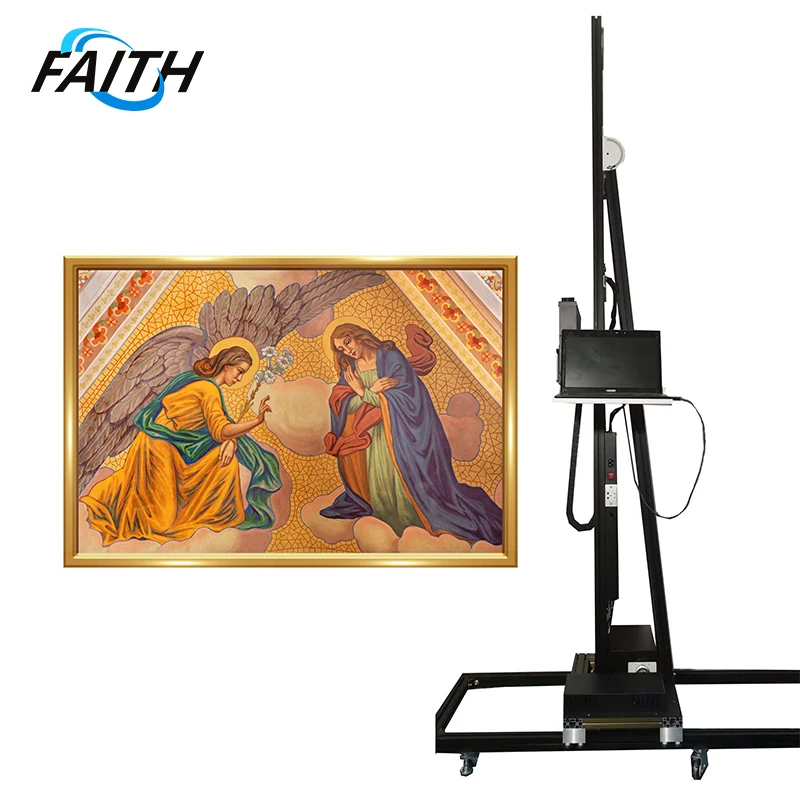 Faith wall printer printing machine for принтер для стен UV Cured Wall Printing wall planning machine drukarka ścienna uv