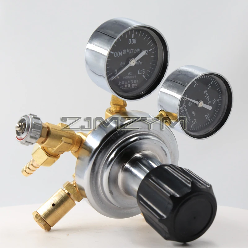 YQD-3 Nitrogen Pressure Regulator, Regulator, Pressure Reducer, Pressure Gauge, 0.16*25MPa