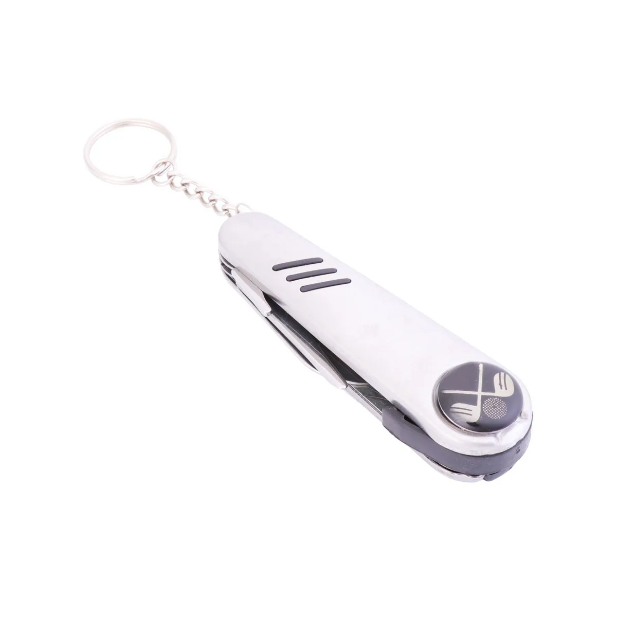 

6 in 1 Professional Golf Tool All in Cleaner Groove Scraper Divot Repair Kit with Keychain Portability