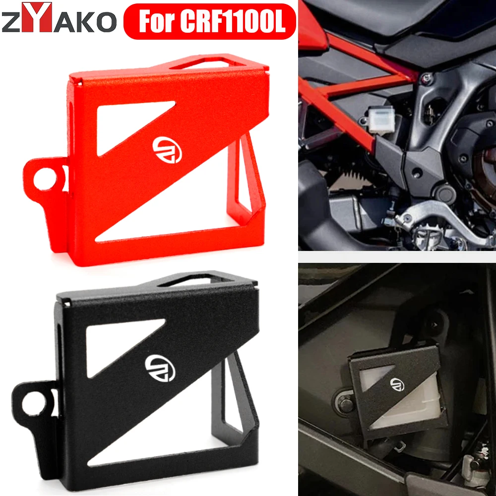 For Honda CRF1100L CRF 1100L Africa Twin 1100 Adventure Sports 2019 -2023 CNC Motorcycle Rear Brake Fluid Reservoir Cover Guard