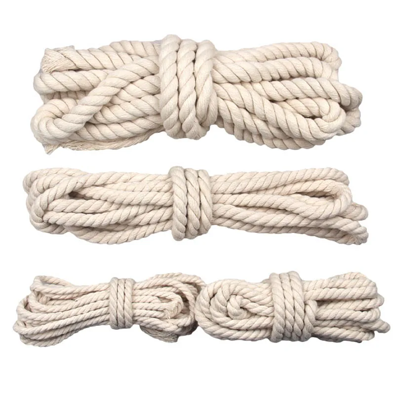 1/2/3/5/6/10mm Natural Jute Rope Cord DIY Sewing Vintage Jute Ribbon String  Twine Crafts Handwork Hemp Wedding Party Decoration