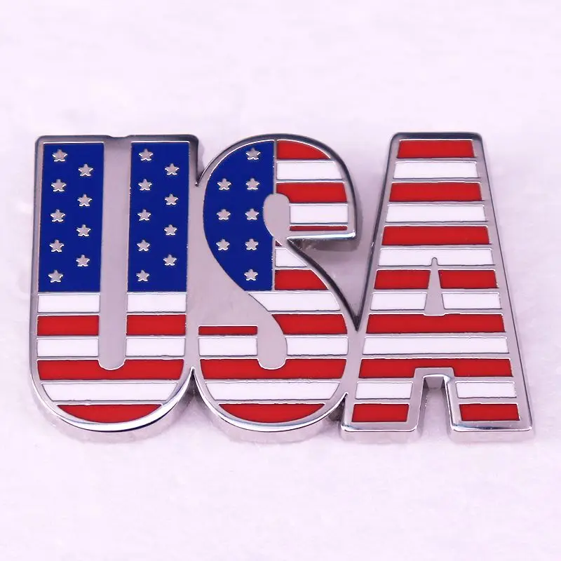 

Creative pin, American flag brooch, enamel badge accessory