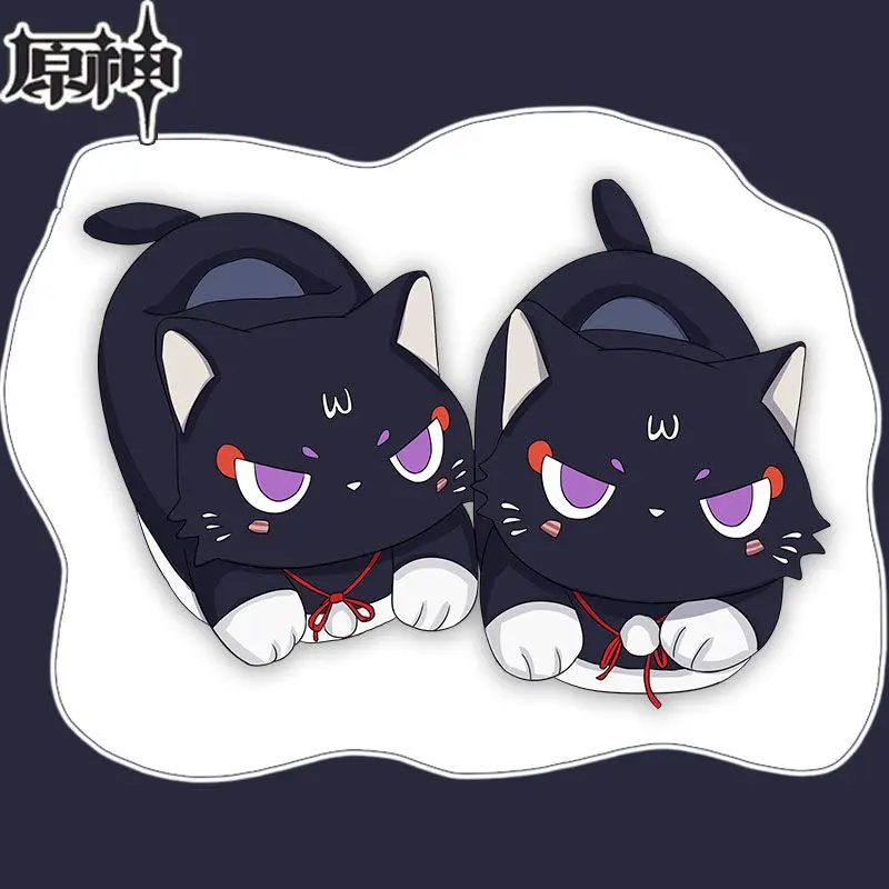 المنزل نعال من القطن القطيفة زي الاكسسوارات جينشين تأثير فورينا هو تاو كاميساتو أياكا تأثيري كوميك كون حفلة النعال هدية