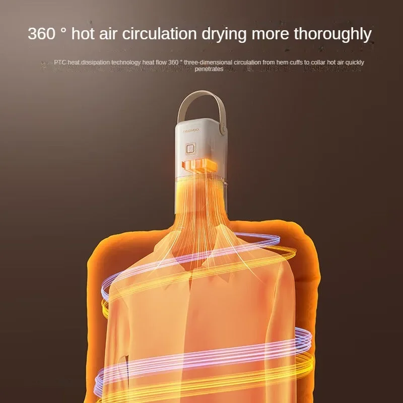 Portable Clothes Drying Machine Hot Air Circulation Sterilization Household Travel Small Folding Drying Machine Low Noise