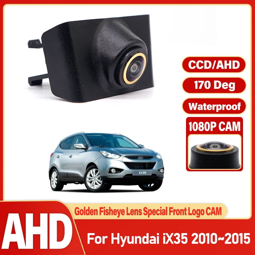 HD 170 Degrees Wide Angle For Hyundai IX35 2010~2014 2015  AHD 1080P Front View Camera Waterproof Night Vision Car Attachment
