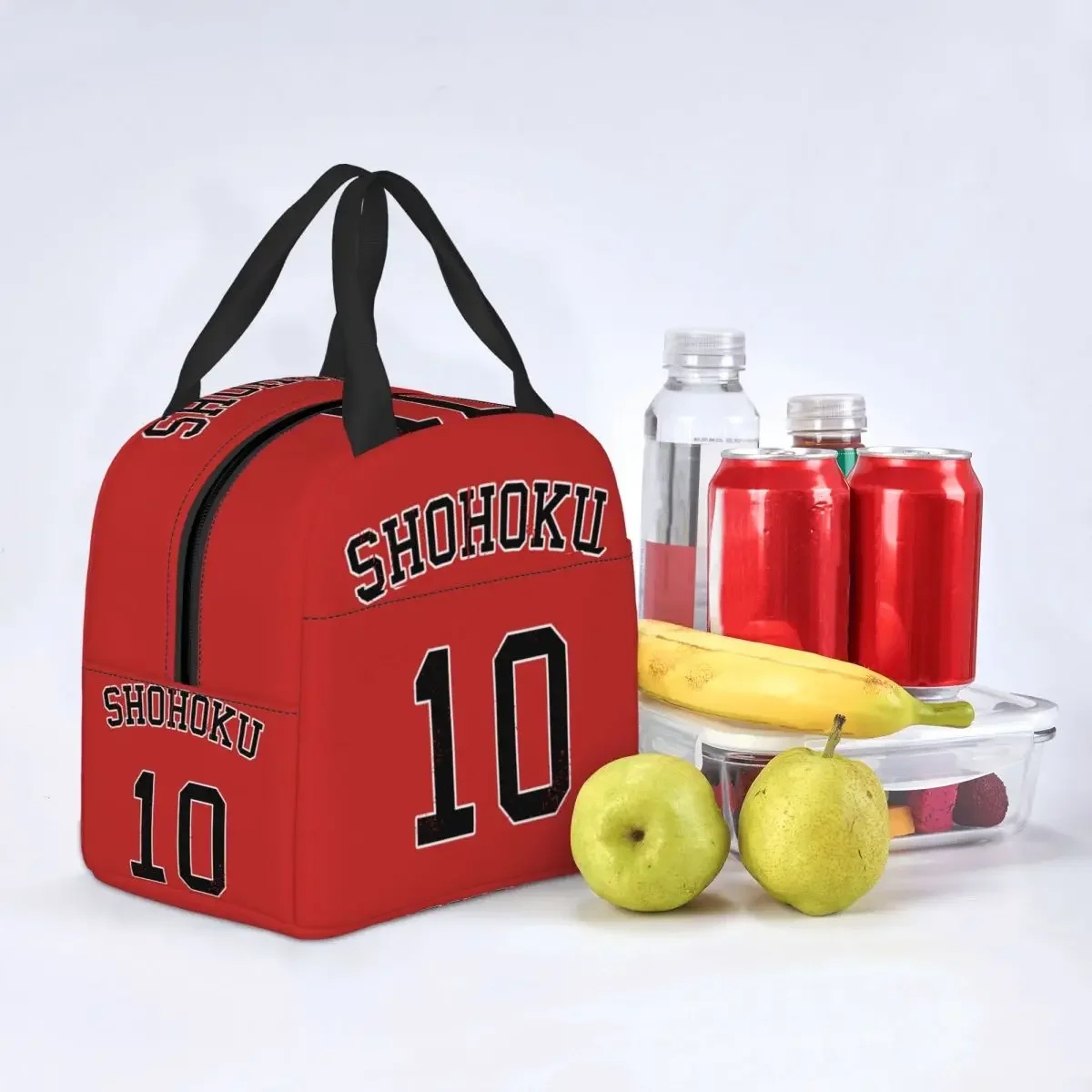 Basketball Anime Slam Dunk Lunch Bag for School Waterproof Picnic Thermal Cooler Insulated Lunch Box Women Kids Tote Bags