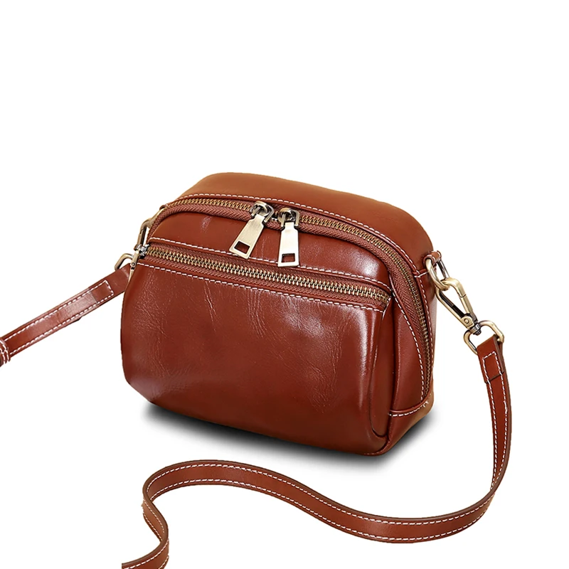Women Cowhide Small Handbag Popular and Versatile Genuine Leather Women's Bag Ladies Luxury Designer Shoulder Crossbody Bags New