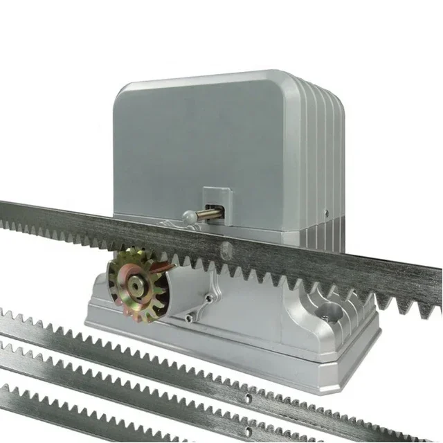 1800Kg Ac Motor Sliding Gate Opener Standard Kit With 4m Steel Gear Racks For Commercial Residential Industrial Use