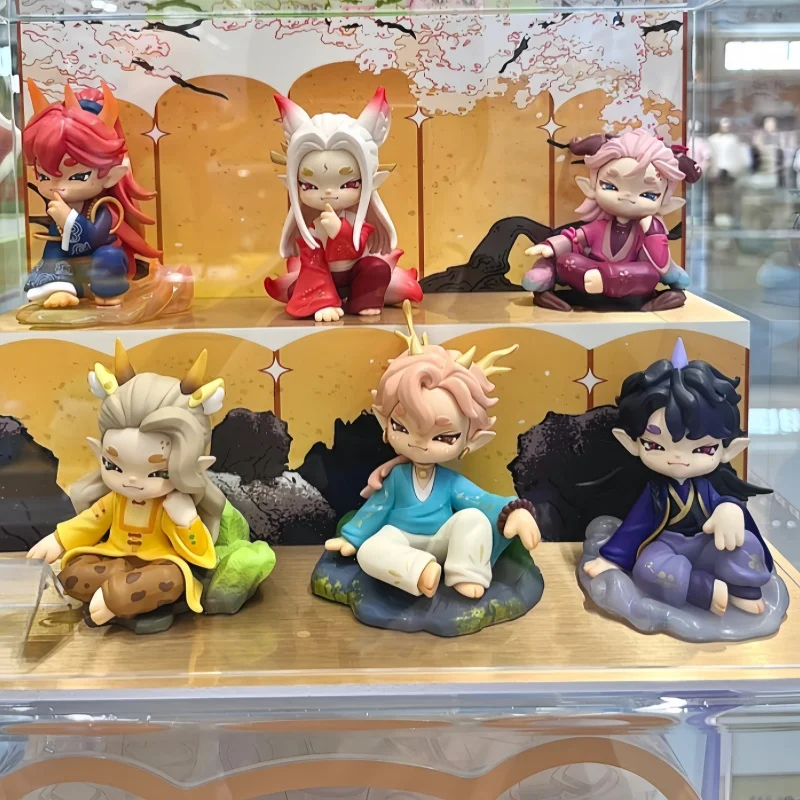 

Qianxing Ji Xun Shan Hai Series Blind Box Features Original Classic Shan Hai Jing Figurines And Trendy Action Figures Kids Gifts