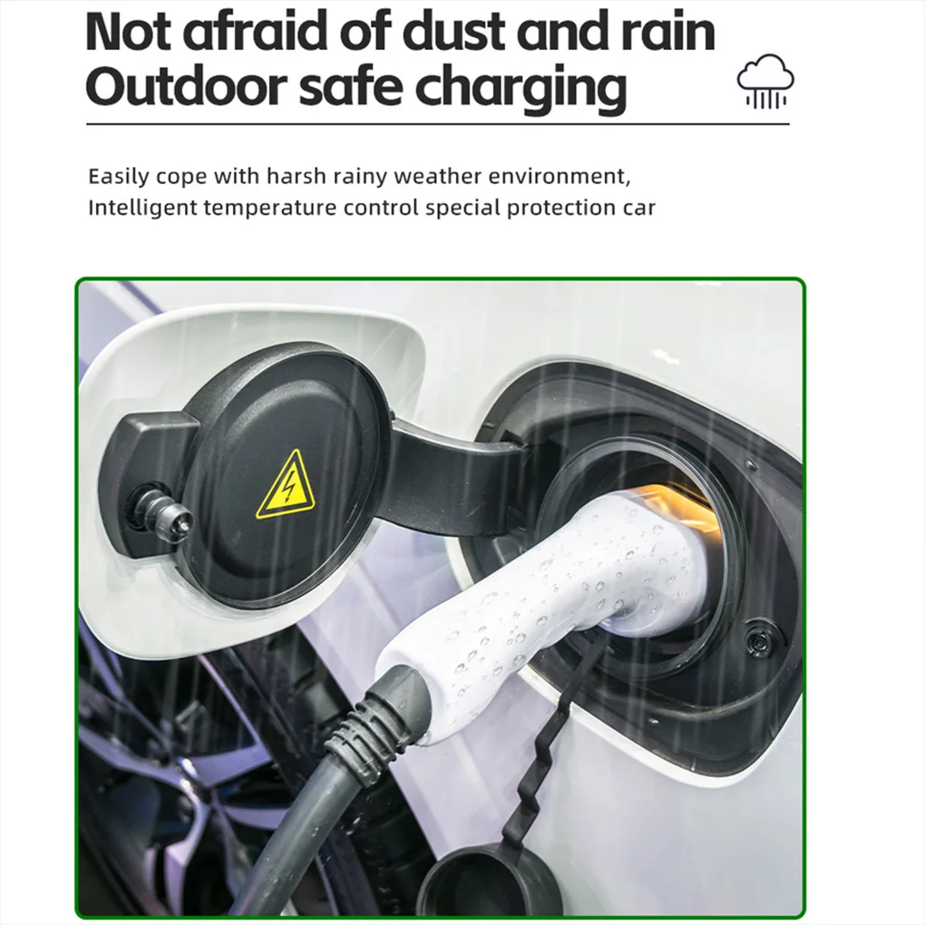 Cavo di ricarica EV da 5 m 13 A Caricatore Ev 3 pin Tipo 2 Spina per caricabatterie rapido per auto per veicoli elettrici UK Argento