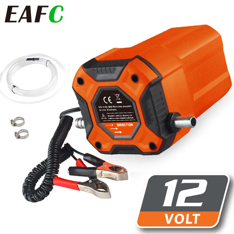 EAFC 12V Electric Car Oil Suction Pump 60W Fuel Delivery Engine Oil Crude Oil Fluid Suction Pump For Car Motorcycle Boat