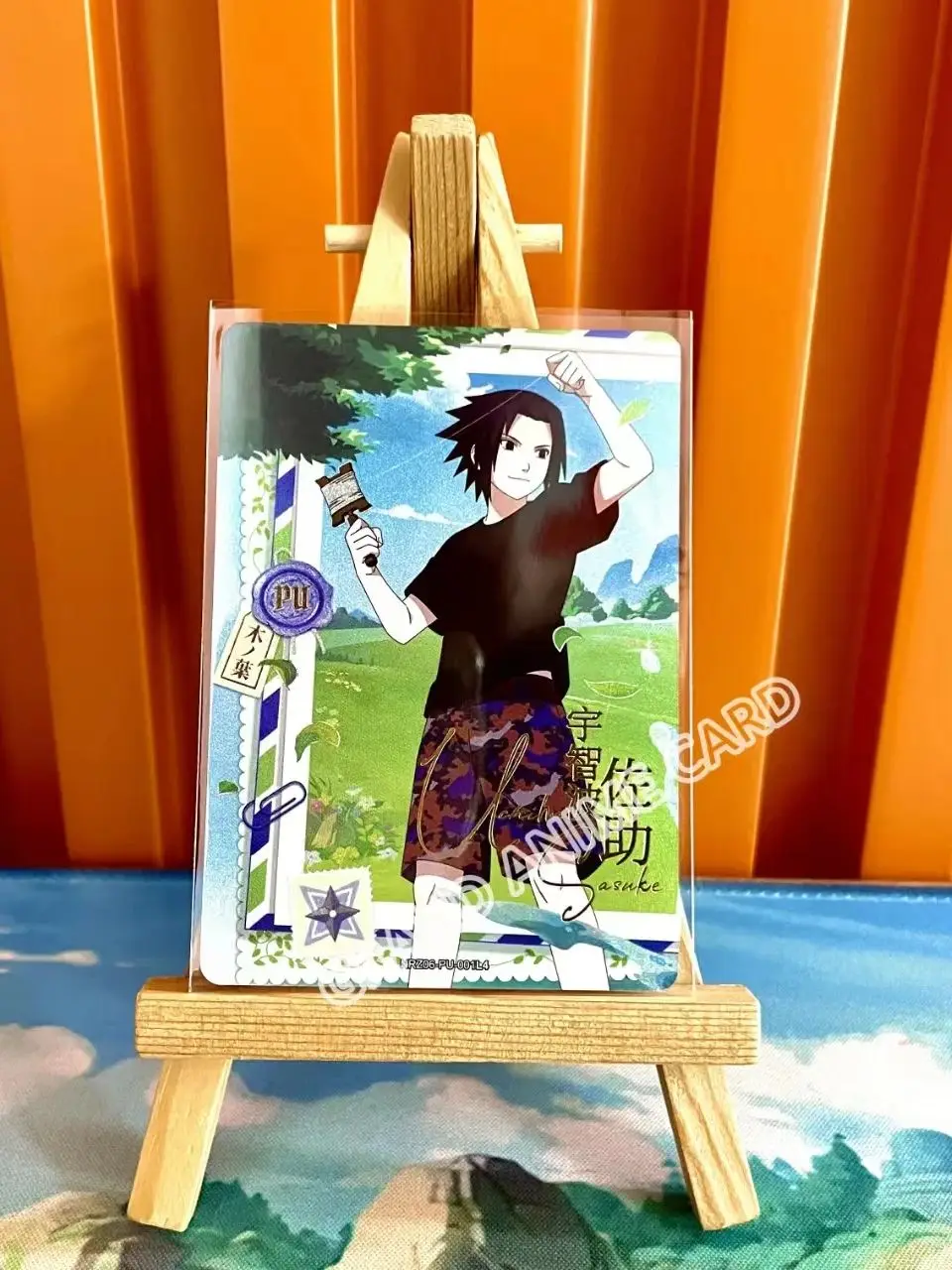 Kayou Original Naruto Karte W6T4 W7T4 W8T4 PU Vollständige Serie Einzelkarte Nr. 01-08 Seltene Itachi Uchiha Anime Sammelkarte Spielzeug Geschenk