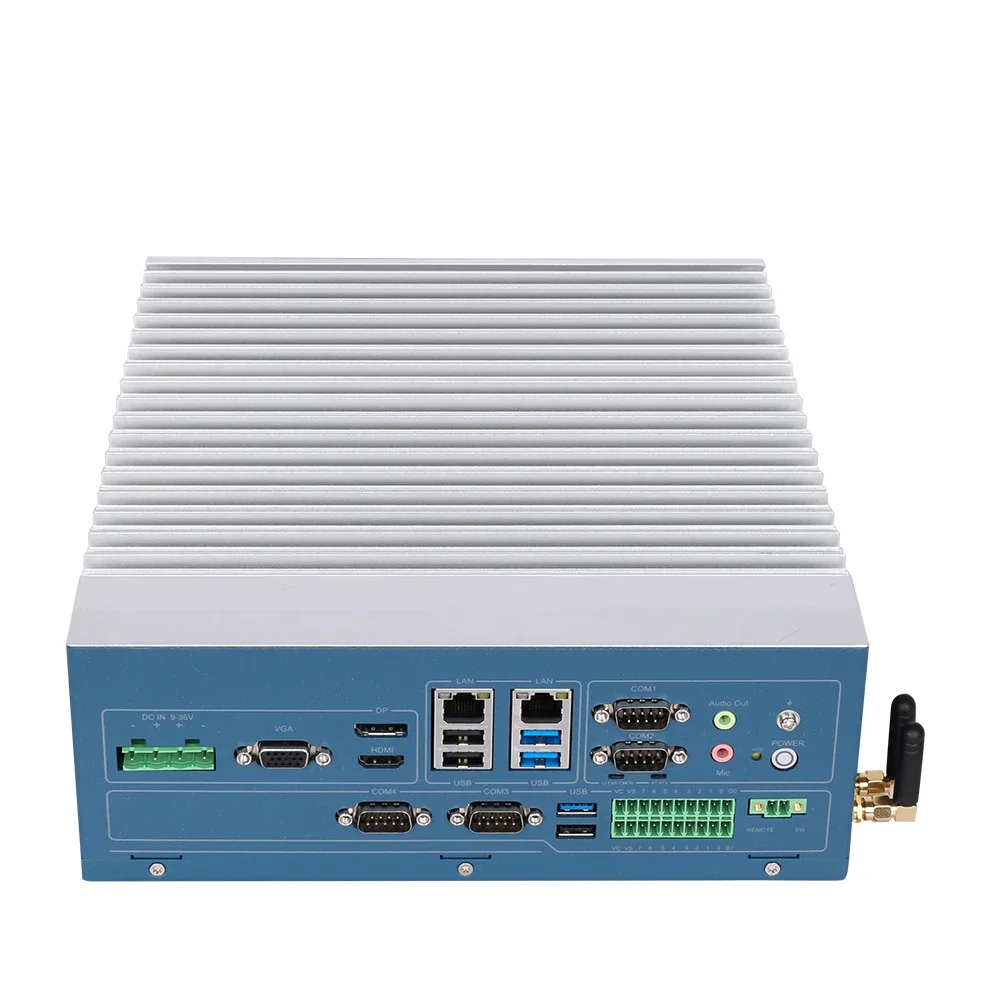 2026 Cheap Small Micro PC I3 Ubuntu Industrial Fanless Linux Mini Computer for Automated Production Line Control Harsh Environme