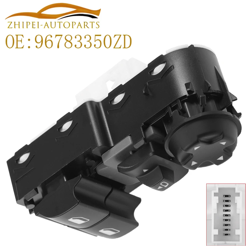 Interruptor principal de Control de ventanilla eléctrica 96783350ZD, para Citroen Spacetourer Opel Crossland Peugeot Expert