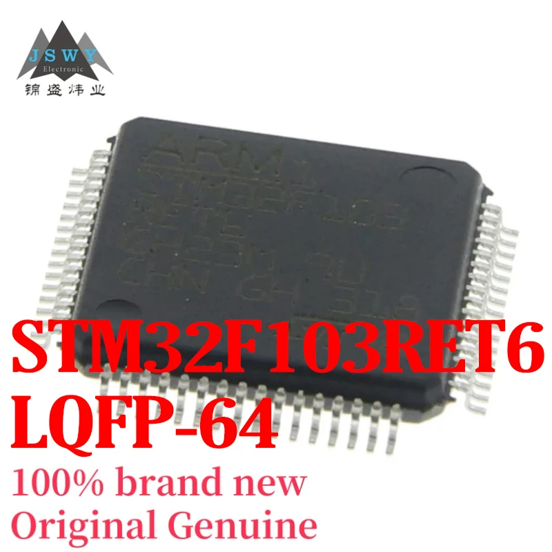 

(3/30 pcs) STM32F103RET6 LQFP-64 32-bit Microcontroller Brand New Original Packaging Fast Shipping Free Shipping