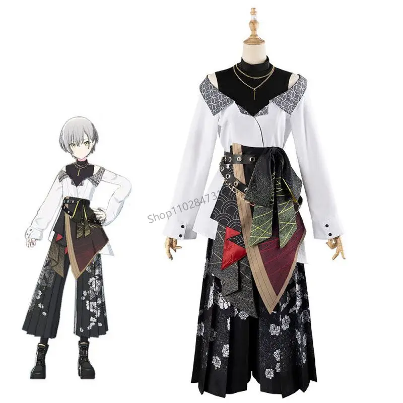 2024 Leo/need Hinomori Shiho Cosplay CostumeProject Sekai Colorful Stage! PJSK Bassist Shiho Stage Costumes Women's Clothing