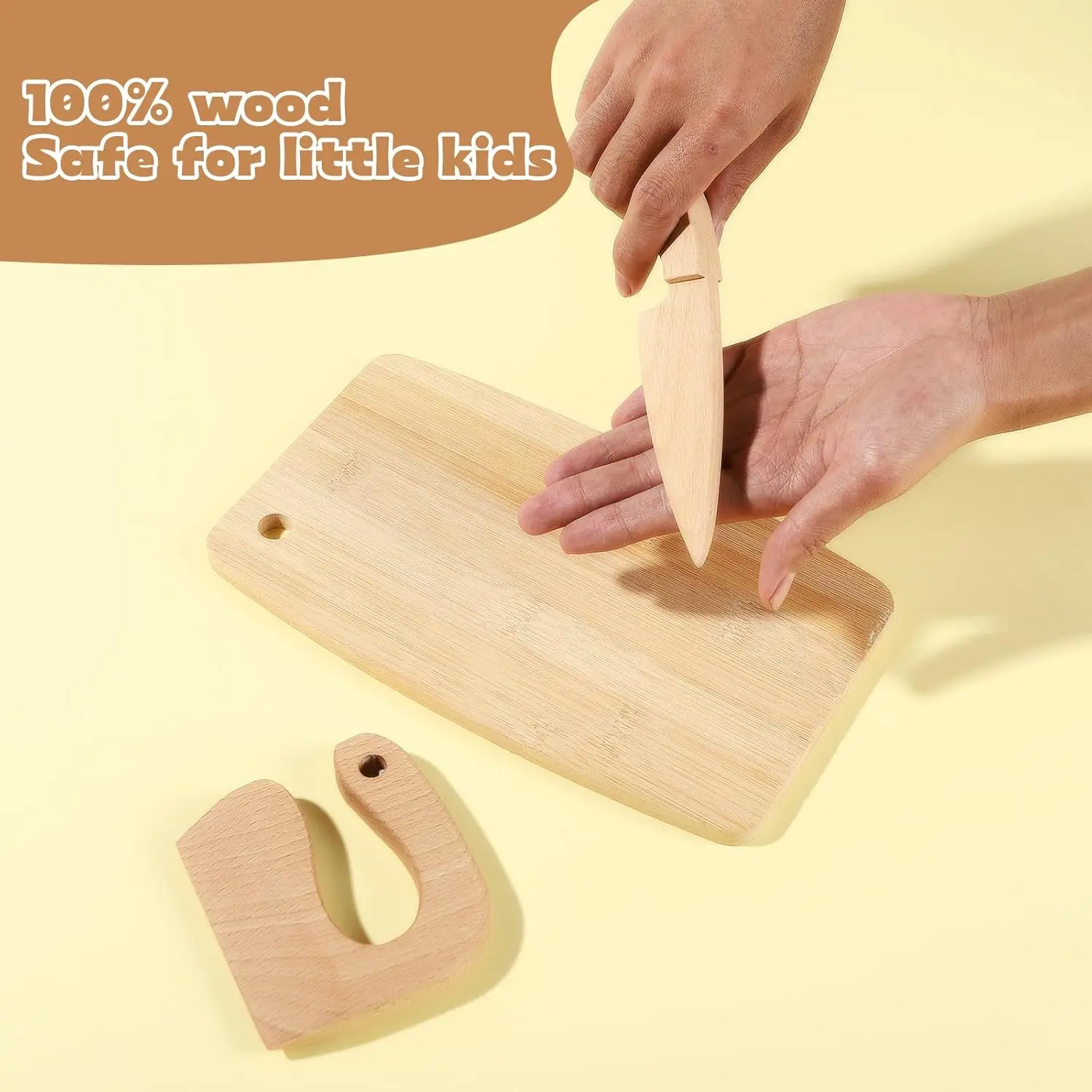 Ferramentas de cozinha montessori, conjunto de cozinha real, brinquedos educativos de madeira para crianças, facas seguras, conjunto de cozimento, acessórios de cozinha para meninos e meninas