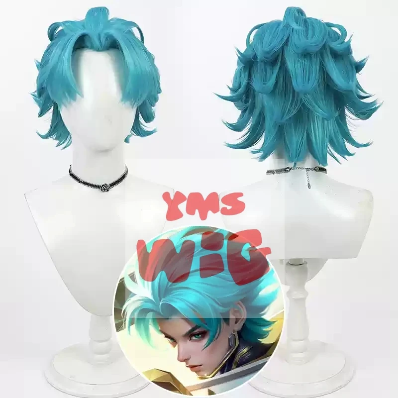 

King of Glory Ya Lian Cosplay Wig Heat Resistant Synthetic Hair Halloween Carnival Party Role Play + Free Wig Cap