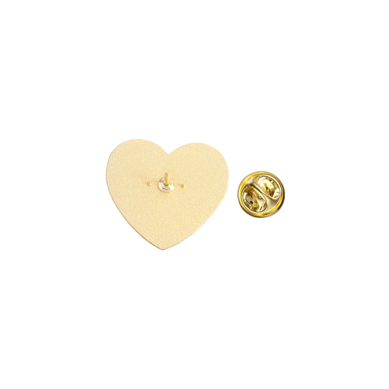 أحب نفسك المينا دبابيس القلب الأحمر دبابيس التلبيب شارات الكرتون الرعاية الذاتية الوعي مجوهرات هدية للأصدقاء #4